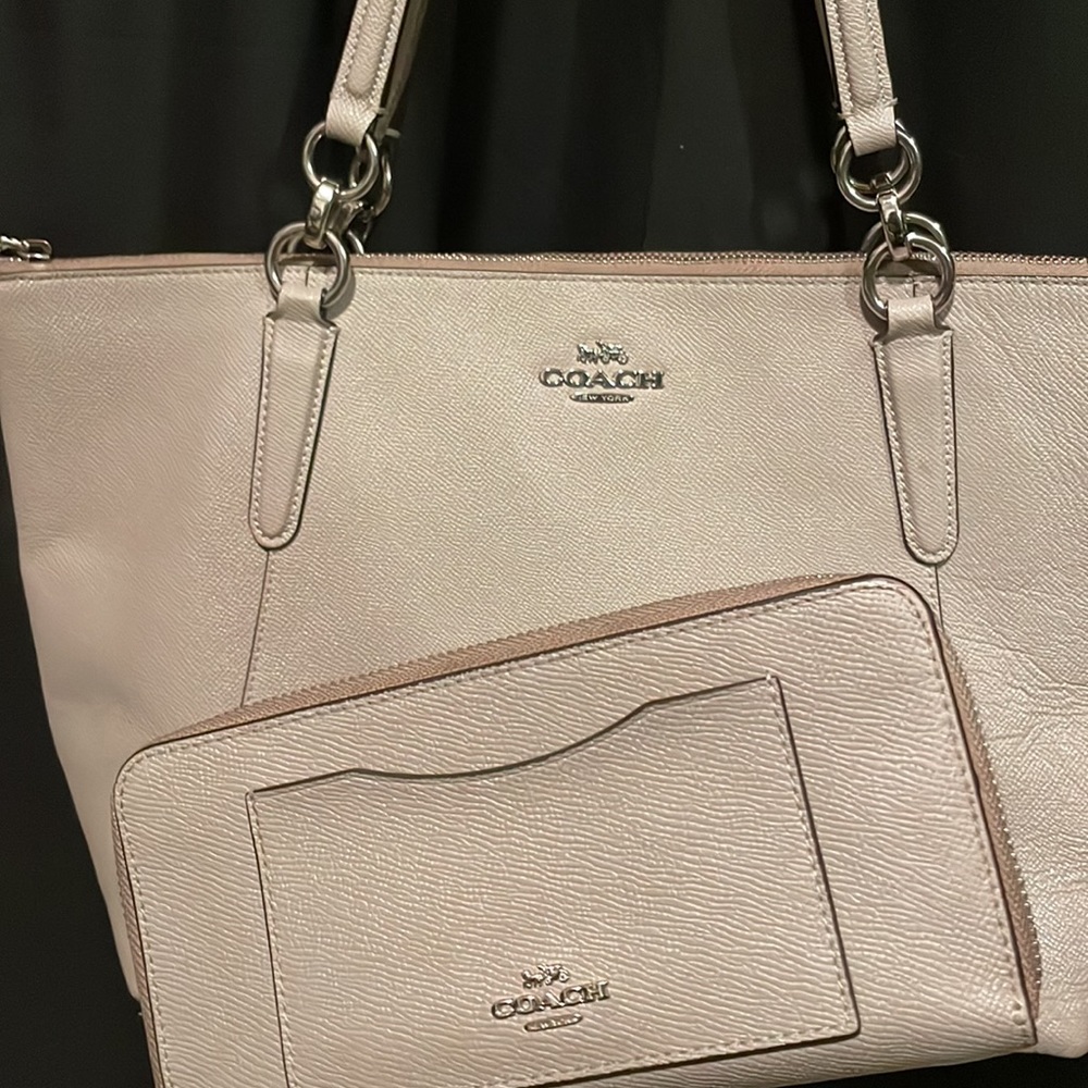 Grey Coach Purse and Wallet